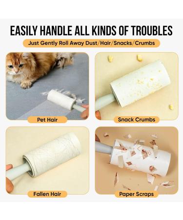 500 Sheets Extra Sticky Lint Roller - TaidMiao Mega Value Set with 5 Handles for Pet Hair Clothes Furniture & Carpet - Buy Online on SooperMarket.com