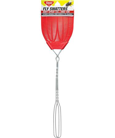 Enoz Plastic Mesh Head Flyswatter with Metal Handle  Assorted Colors  2 Count (Pack of 3) 6 - Buy Online on SooperMarket.com