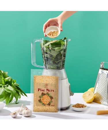 Buy Pine Nuts 1kg - Natural Cedar Nuts for Cooking & Pesto - Airtight Packaged Cedar Kernels Without Shell - Buy Online on SooperMarket.com
