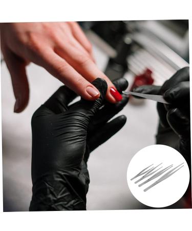 Buy Angoily 8 Pcs Tweezers Set - Stainless Steel Jigsaw Round Head Tissue Pliers - 30x1.5cm - International Shipping - Buy Online on SooperMarket.com