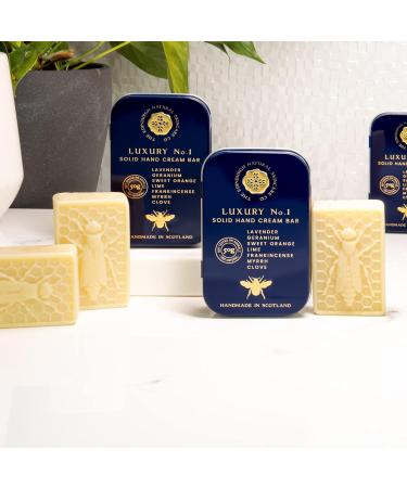 Moisturising Solid Hand Cream Bars | For Dry & Sensitive Hands | Gardeners & Luxury No.1 Scent | Natural Hand Cream | No Sticky Residue | Luxury Gift | Cruelty Free | Edinburgh Skincare Company - Buy Online on SooperMarket.com