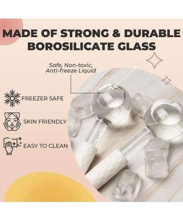 Ice Globes for Facials - Facial Glass Beauty Massager for Puffy Eyes - Buy Online on SooperMarket.com