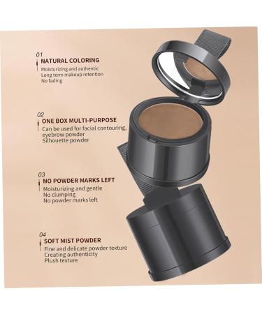 2Pcs Root Touch Up Powder Windproof & Sweatproof Hairline Powder for Women & Wen Natural Stain-Proof Hair Loss Concealer Hairline Powder for Thinning Hairline Light Brown & Brown Light Brown Brown - Buy Online on SooperMarket.com