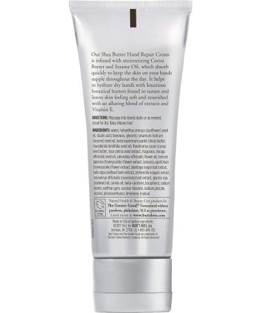 Burt's Bees Shea Butter Hand Repair Cream 3.2 Oz - Nourishing Treatment for Dry Hands | 1 Count - Buy Online on SooperMarket.com