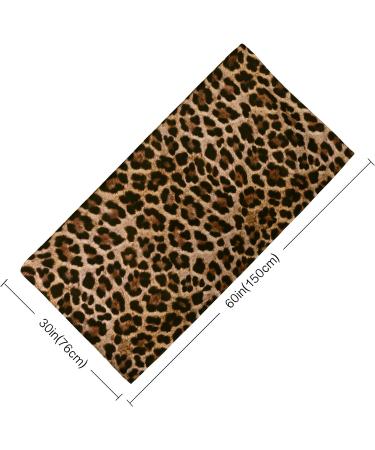 Oversized Cheetah Print Beach Towel - Lightweight Microfiber, Quick Dry 30X60 Towel for Women - Multipurpose Sand Free Towel for Pool, Bath, Yoga, and Swim - Leopard Cheetah Gifts - Buy Online on SooperMarket.com