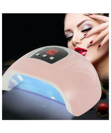 54W Pro Nail Polish Dryer Lamp Led Gel Acrylic Curing Light Manicure Timer Multi-Gear Double Light Quick Drying
