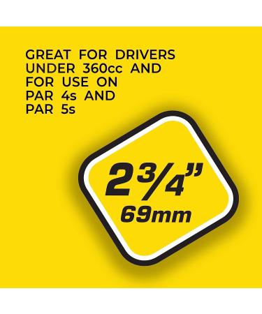 Pride Performance Golf Tees 2-3/4 Striped 100 Count - Citrus Orange - Buy Online on SooperMarket.com