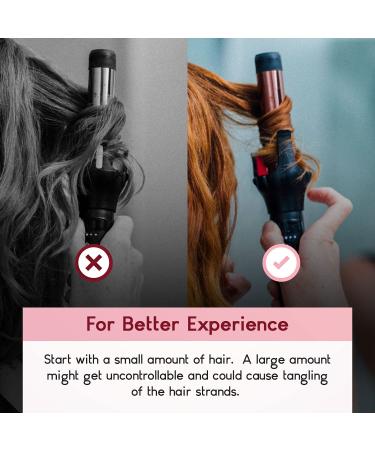 Farrah Automatic Hair Curling Iron Wand 1 Inch - Professional Curling Tool for Effortless Waves | International Shipping Available - Buy Online on SooperMarket.com