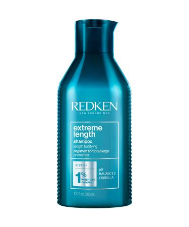 Redken Extreme Length Shampoo | Infused With Biotin | For Hair Growth | Prevents Breakage & Strengthens Hair 10.1 Fl Oz