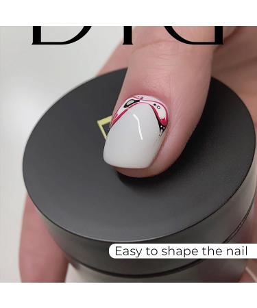 Didier Lab - Premium Intensive White Solid Builder Gel for Nails - Hard Gel Builder for Extension - Nail Strengthener - LED UV Builder Gel for Nails - Split Nail Repair - Nail Hardener Gel - 50 ml 50 ml (Pack of 1) Intensive White - Buy Online on SooperMarket.com
