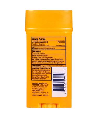 Arm & Hammer UltraMax Men's Antiperspirant Deodorant - Active Sport 2.6 oz - Buy Online on SooperMarket.com