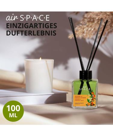 Air Space Fragrance Sticks | Jasmine Orange Flower Room Freshener | Fruity Floral Aromatherapy for Home - Buy Online on SooperMarket.com