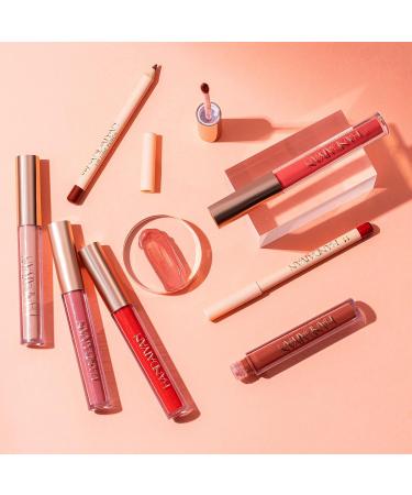 Seawave Nude Lip Liner and Lipstick Set - 12 Pcs Long Lasting Waterproof Matte Lipgloss for Black Mature Women - Makeup Gift Set - Buy Online on SooperMarket.com