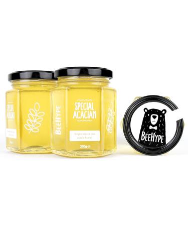 BeeHype - Special Acacian 100% Pure Luxury Acacia Raw Bee Honey 6 x 250g Special Acacian Pack of 6 - Buy Online on SooperMarket.com