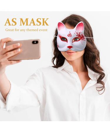 50 Pcs DIY Unpainted White Full Face Masquerade Paper Mache Masks - 10 Styles for Art Party, Cosplay, Halloween & Christmas - Buy Online on SooperMarket.com