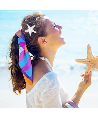 4-Piece Starfish & Shell Hair Clip Set for Women & Girls - Mermaid Crown Accessories - Buy Online on SooperMarket.com