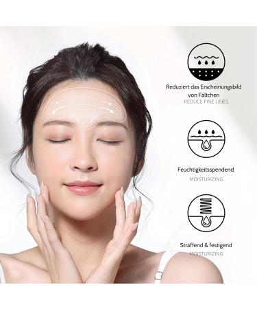10 pieces anti-wrinkle forehead wrinkle patches anti-ageing face anti-wrinkle patches facial patches anti-wrinkle plasters - Buy Online on SooperMarket.com