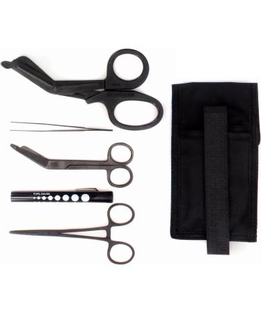 Ever Ready First Aid Autoclavable EMT Shears Combo Pack - Tactical All Black - Buy Online on SooperMarket.com
