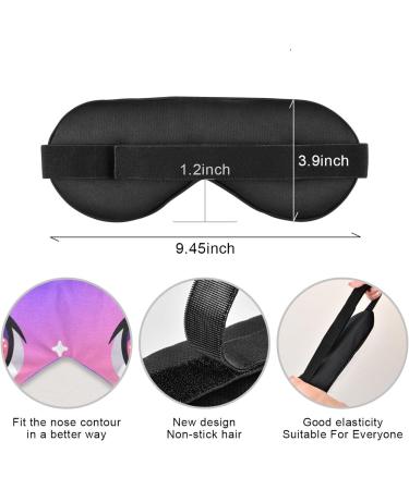 Haskirky Light Blocking Breathable Eye Mask for Deep Sleep - Adjustable Adult Men and Women Travel Mask for Business Trips, Yoga, Meditation - Comfortable and Smooth Office Goodies - Buy Online on SooperMarket.com