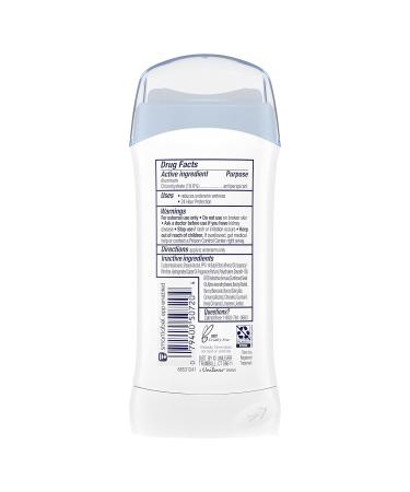 Dove Invisible Solid Antiperspirant Deodorant Stick for Women Powder For All Day Underarm Sweat & Odor Protection 2.6 oz 2.6 Ounce (Pack of 1) Fresh - Buy Online on SooperMarket.com