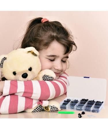 Yexixsr 566PCS Safety Eyes and Noses for Amigurumi - Craft Doll Eyes and Nose for Teddy Bear, Crochet Toy - Various Sizes - Buy Online on SooperMarket.com