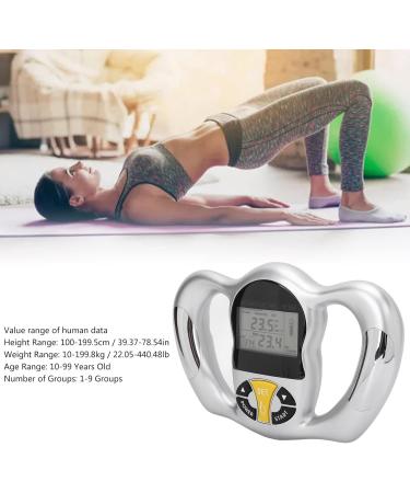 Portable Body Fat Measuring Device - Digital BMI Tester with LCD Screen for Men & Women | Home Health Monitor & Analyzer - Buy Online on SooperMarket.com