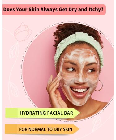 Shop Balancing Face Wash Bar | Hydrating Amino Acid Facial Cleanser - Soap & Sulfate Free Zero Waste for All Skin Types - Buy Online on SooperMarket.com