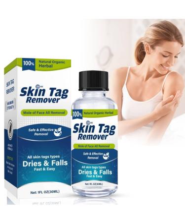 Skin-Tag-Remove-Kit-Skin-Tag-Remover Wart&Mole-Remover Serum Fast-Acting and Effect Blue 30ML Original