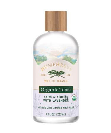 Humphrey's Witch Hazel Organic Toner with Lavender Calm  & Clarify 8 fl oz (236 ml)