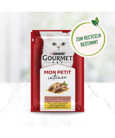 Buy Purina Gourmet Mon Petit Duetto Intense Cat Food - 8-Pack with Fish & Meat Variety | Premium Wet Cat Food for International Shipping - Buy Online on SooperMarket.com