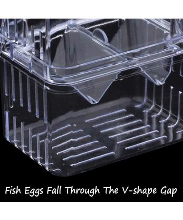 In-Tank Aquarium Breeder Box for Fish Tank | Acrylic Divider for Shrimp Clownfish | Small Fish Hatchery and Incubator - Ideal for Breeding, Isolating Aggressive or Injured Fish - Buy Online on SooperMarket.com