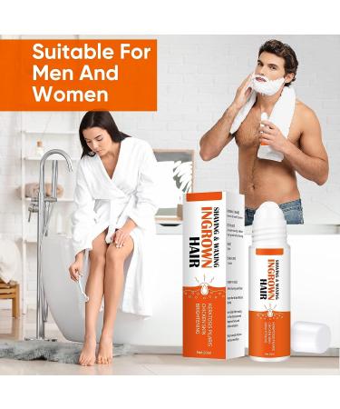 Ingrown Hair Treatment & Razor Bumps Stopper Serum - Alcohol-Free After Shave Solution for Men and Women - Face, Neck, Bikini, Legs, and Underarms - Buy Online on SooperMarket.com