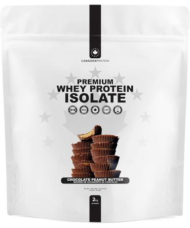 Canadian Protein 100% Whey Isolate 29g of Protein | 6 kg of Chocolate Peanut Butter Flavoured Protein Powder Rich in BCAA Amino Acids - Buy Online on SooperMarket.com