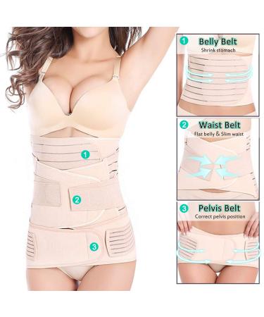 ASBYFR 3 in 1 Postpartum Belt Girdle | Belly Band for Postpartum Support and C-section Recovery - Buy Online on SooperMarket.com