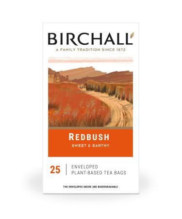 Birchall Tea Bags Cederberg Redbush Tea Fruit and Herbal Tea Gift Set Caffeine Free Tea Bursting With Full Flavour Perfect Vegan Gifts 25 Enveloped Plant Based Prism Tea Bags Redbush 25 Count (Pack of 1)
