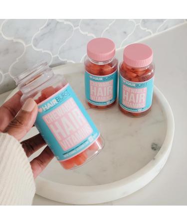 HAIR BURST Biotin Hair Gummies for Longer & Thicker Hair - Zinc, Vitamin C & Selenium - 1 Month Supply (60 Gummies) - Buy Online on SooperMarket.com