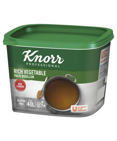 Knorr Gluten Free Rich Vegetable Paste Bouillon 1kg Rich Vegetable 1.00 kg (Pack of 1)