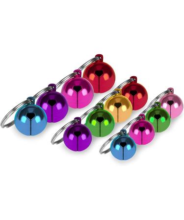 12 Pack Muzitao Pet Bells - Strongest & Loudest Collar Bells for Cats - Buy Online on SooperMarket.com