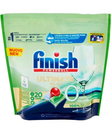 Finish Tabs Dry Cleaner 0% 20 Pieces - Buy Online on SooperMarket.com