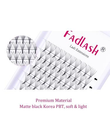 Premium 5D Volume Eyelash Extensions - 0.07mm D Curl 11mm Premade Russian Lashes for Stunning Lashes - Buy Online on SooperMarket.com