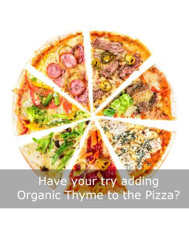 Organic Thyme: 100% Natural Raw Thyme for Healthy Meals and Tea - Non GMO, Gluten-Free with Thymol - No Preservatives or Additives - Perfect Seasoning, Always Fresh - Buy Online on SooperMarket.com