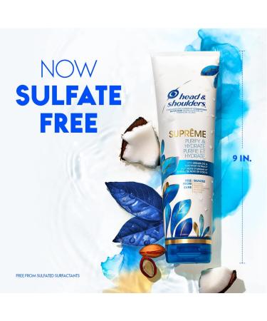 Head & Shoulders Conditioner Anti-Dandruff Treatment and Scalp Care Supreme Purify & Hydrate Safe For Color-Treated Hair 278 mL - Buy Online on SooperMarket.com