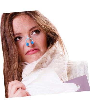Hemoton 30 Pcs Nose Correction Clips - Plastic Foam Nose Clips for Lady Parts, Stop Nosebleeds, Epistaxis, Eva Lift, Sky-blue - Convenient Nose Pincher and Plug - Buy Online on SooperMarket.com