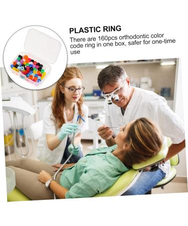 Mobestech 640 PCS Silicone Tooth Color Code Rings - Dental Label Accessories High Pressure Coder Rings Multi-Color Pack - Buy Online on SooperMarket.com