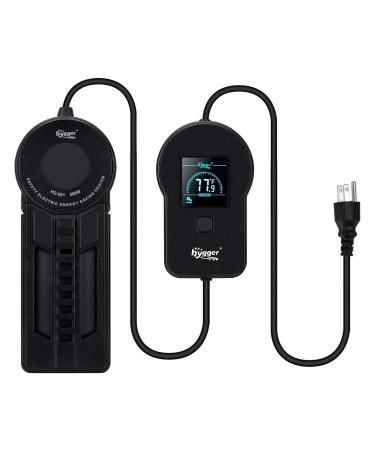 hygger Fast Heating Titanium Aquarium Heater with LED Digital Temp Controller 500W 800W Submersible Fish Heater for 60-180 Gallon Freshwater Tank