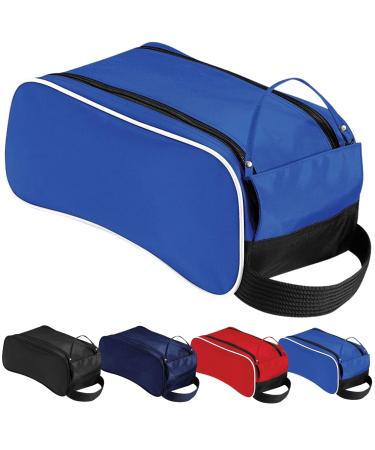 Water -repellent soccer shoe bag for soccer shoes or golf shoes |Boot bag for storage travel and school royal blue unit size boot bag