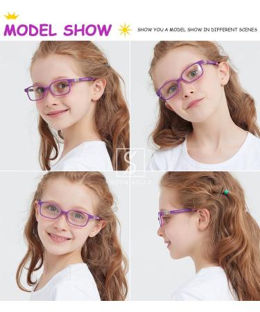 360 TR90 Computer Glasses for Kids | Blue Light Protection & UV Shielding for Girls - Buy Online on SooperMarket.com