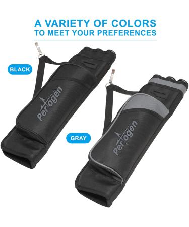 Perogen Flipside Archery 3-Tube Hip Quiver - Grey Waist Hanged Carry Bag - Buy Online on SooperMarket.com