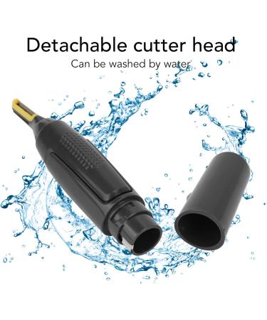Nose Hair Trimmer Ear and Nose Hair Trimmer Clipper for Men and Women Facial Trimmer Detachable Washable Cutter Head Double Blades Nose Ear and Eyebrow Trimming - Buy Online on SooperMarket.com