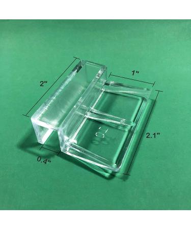 J-star 6 Pcs Acrylic Aquarium Clips for Rimless Tanks - Glass Lid Support Holders - 10mm Transparent Fish Tank Clips - Buy Online on SooperMarket.com